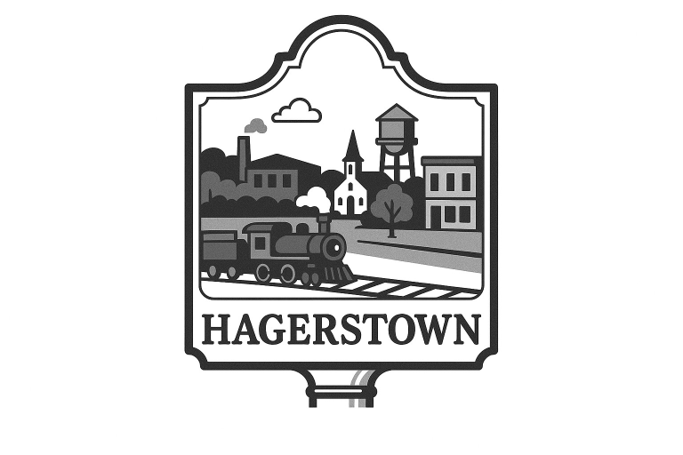 Hagerstown, MD Marker Town Sign